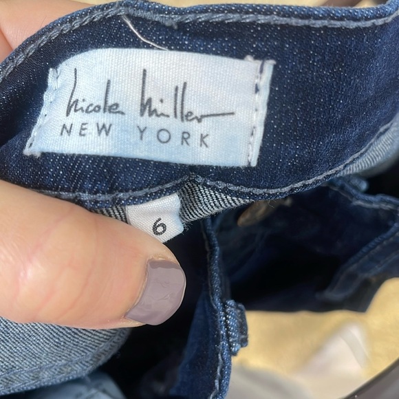 NICOLE MILLER Soho Swarovski Embellish Jeans size 6 - Picture 6 of 8